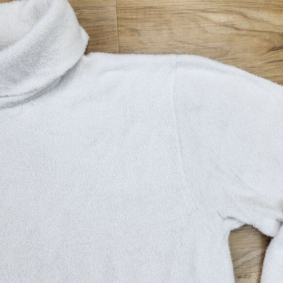 💜Southern Shirt Company Ivory Cloud Luxe Turtleneck Sweater Medium - Picture 4 of 8